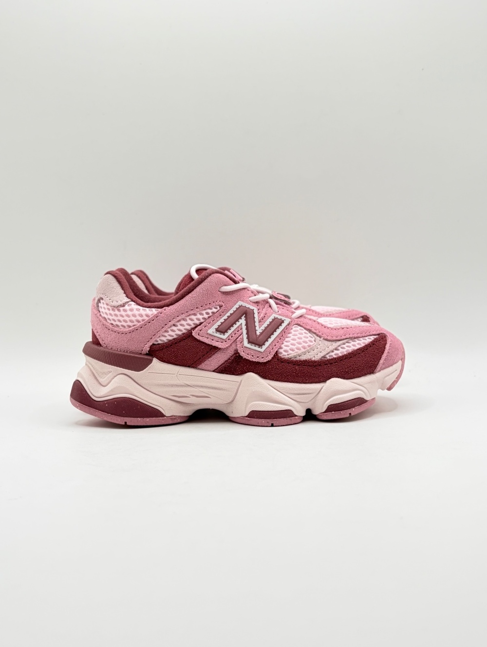 New Balance 9060 Lace Pink Red Toddler Sneakers Size 10C